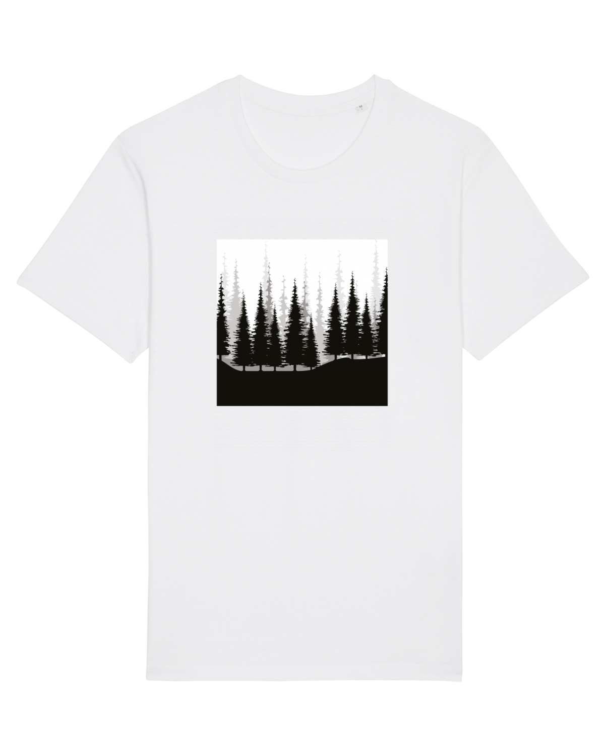 Tricou mânecă scurtă Unisex Rocker White