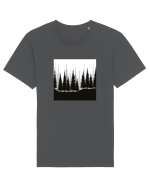 Forest Tricou mânecă scurtă Unisex Rocker