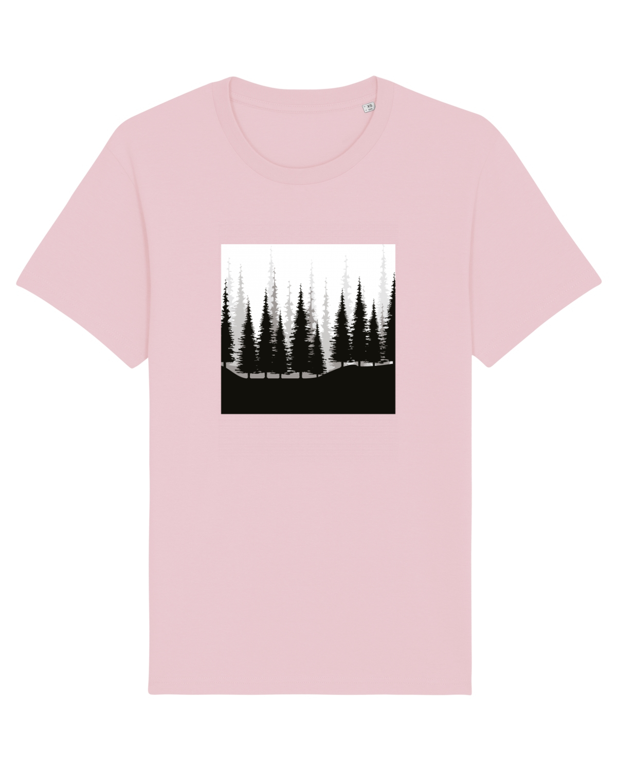 Tricou mânecă scurtă Unisex Rocker Cotton Pink