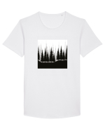 Forest Tricou mânecă scurtă guler larg Bărbat Skater