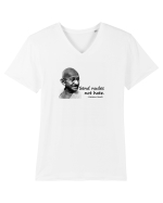 Gandhi Tricou mânecă scurtă guler V Bărbat Presenter