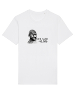 Gandhi Tricou mânecă scurtă Unisex Rocker