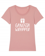 Gangsta Wrapper Tricou mânecă scurtă guler larg fitted Damă Expresser