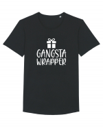 Gangsta Wrapper Tricou mânecă scurtă guler larg Bărbat Skater