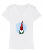 Gnomish Tricou mânecă scurtă guler V Damă Evoker