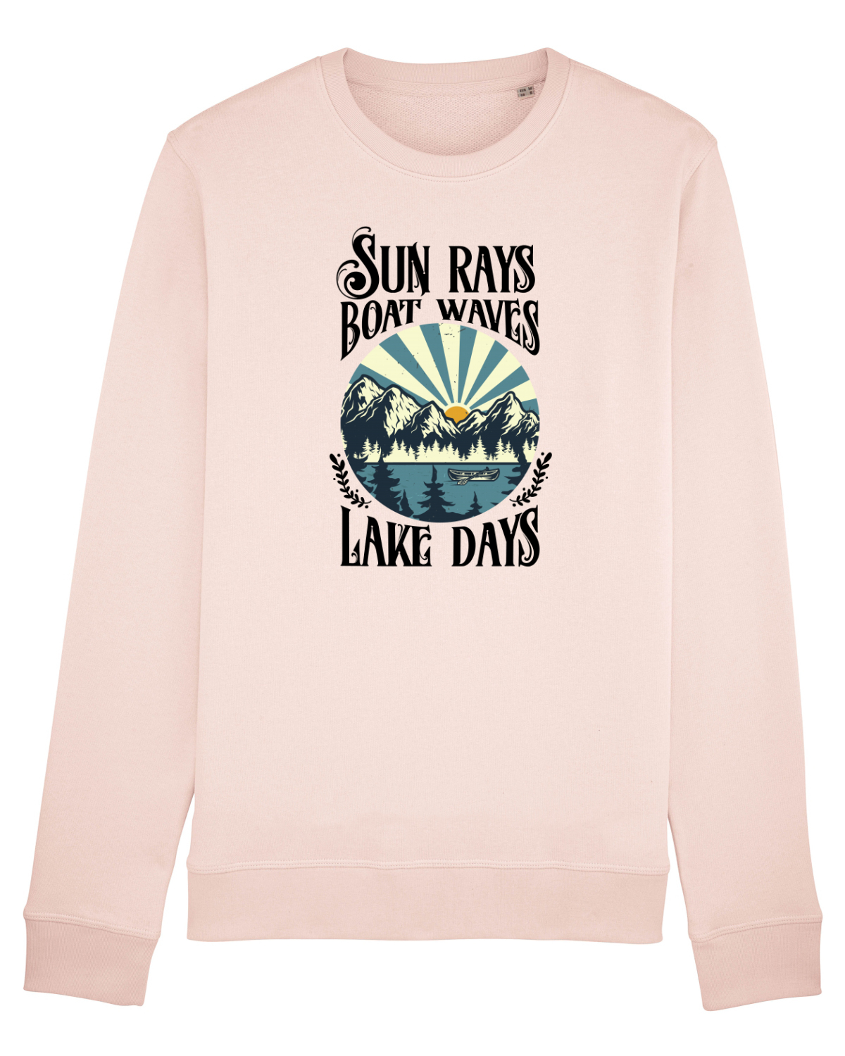 Bluză mânecă lungă Unisex Rise Candy Pink