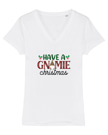 Have a Gnomie Christmas White