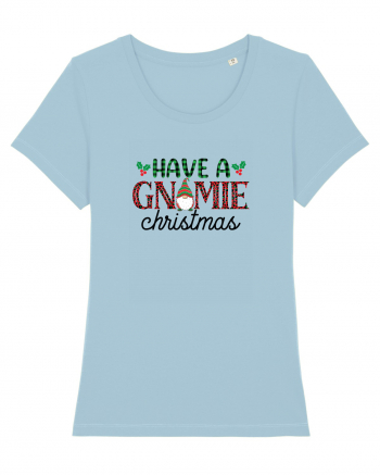 Have a Gnomie Christmas Sky Blue