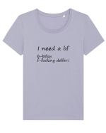 I need a BF Tricou mânecă scurtă guler larg fitted Damă Expresser