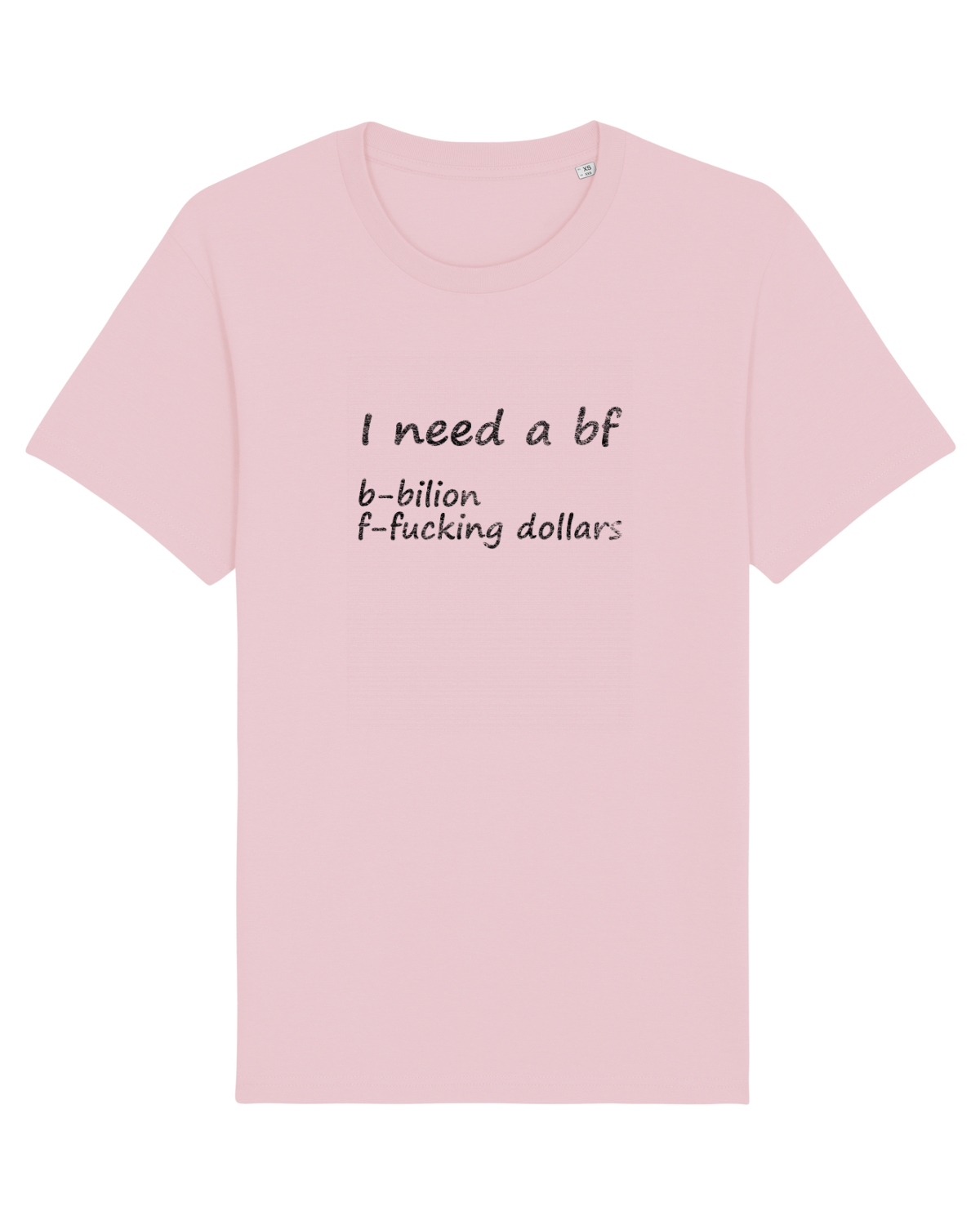 Tricou mânecă scurtă Unisex Rocker Cotton Pink