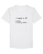 I need a BF Tricou mânecă scurtă guler larg Bărbat Skater