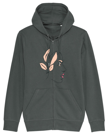 Leaf Girl Anthracite