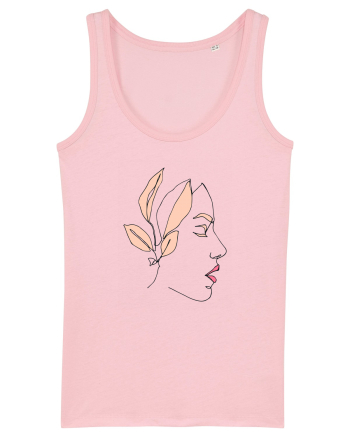 Leaf Girl Cotton Pink