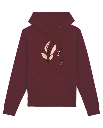 Leaf Girl Burgundy