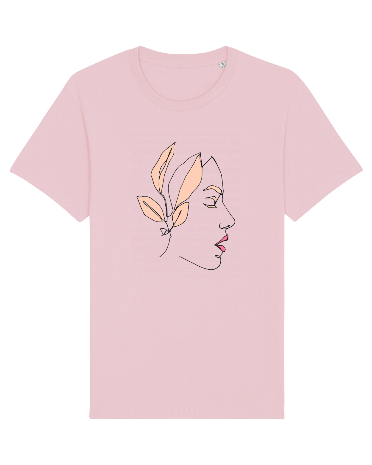 Tricou mânecă scurtă Unisex Rocker Cotton Pink