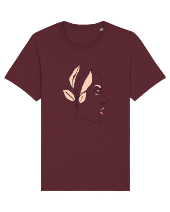 Leaf Girl Burgundy