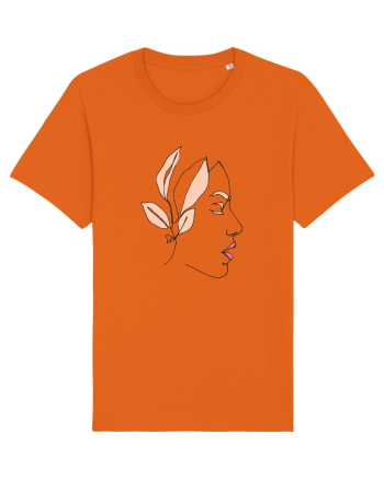 Leaf Girl Bright Orange