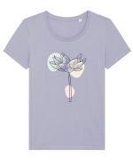 Lotus Tricou mânecă scurtă guler larg fitted Damă Expresser