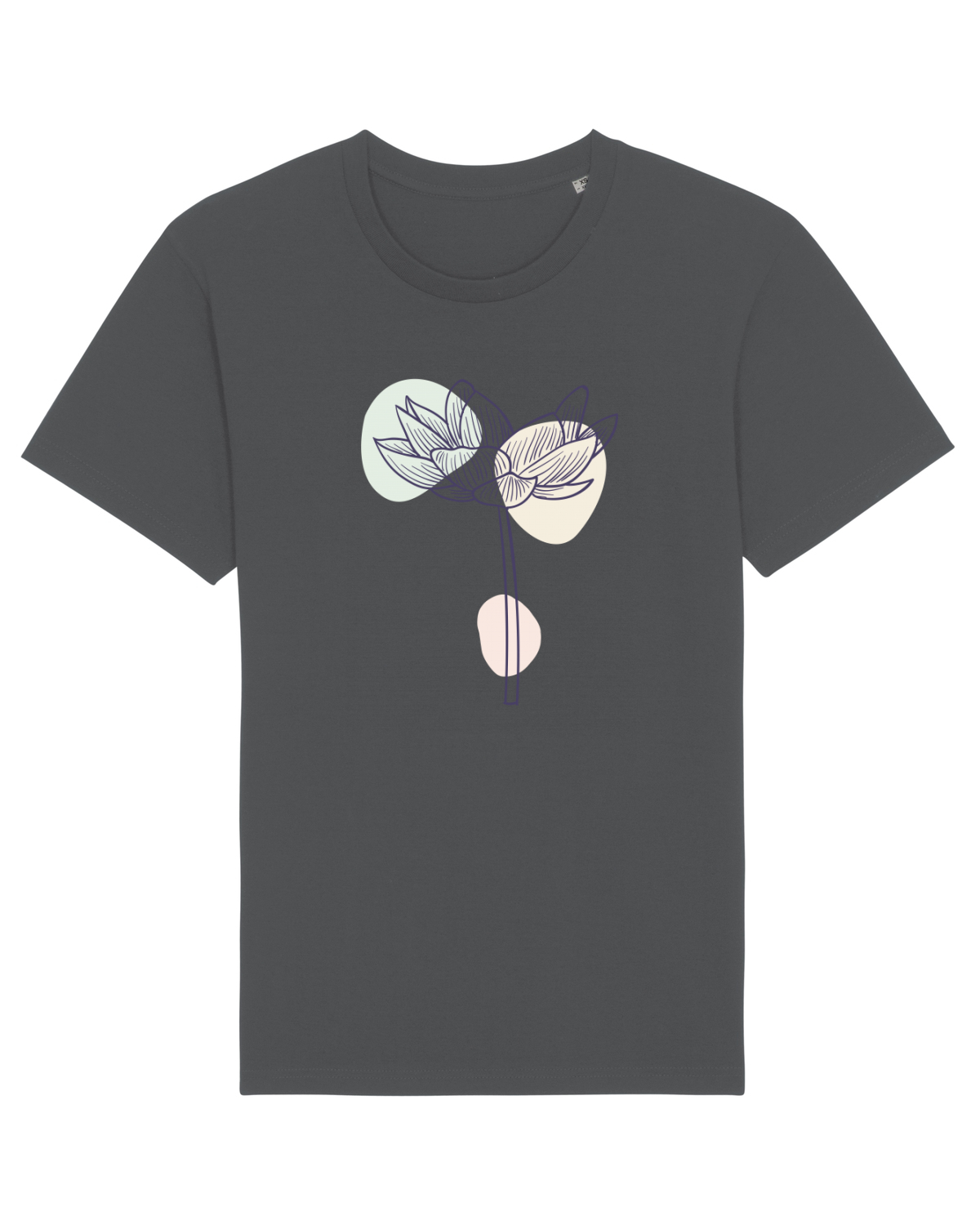 Tricou mânecă scurtă Unisex Rocker Anthracite