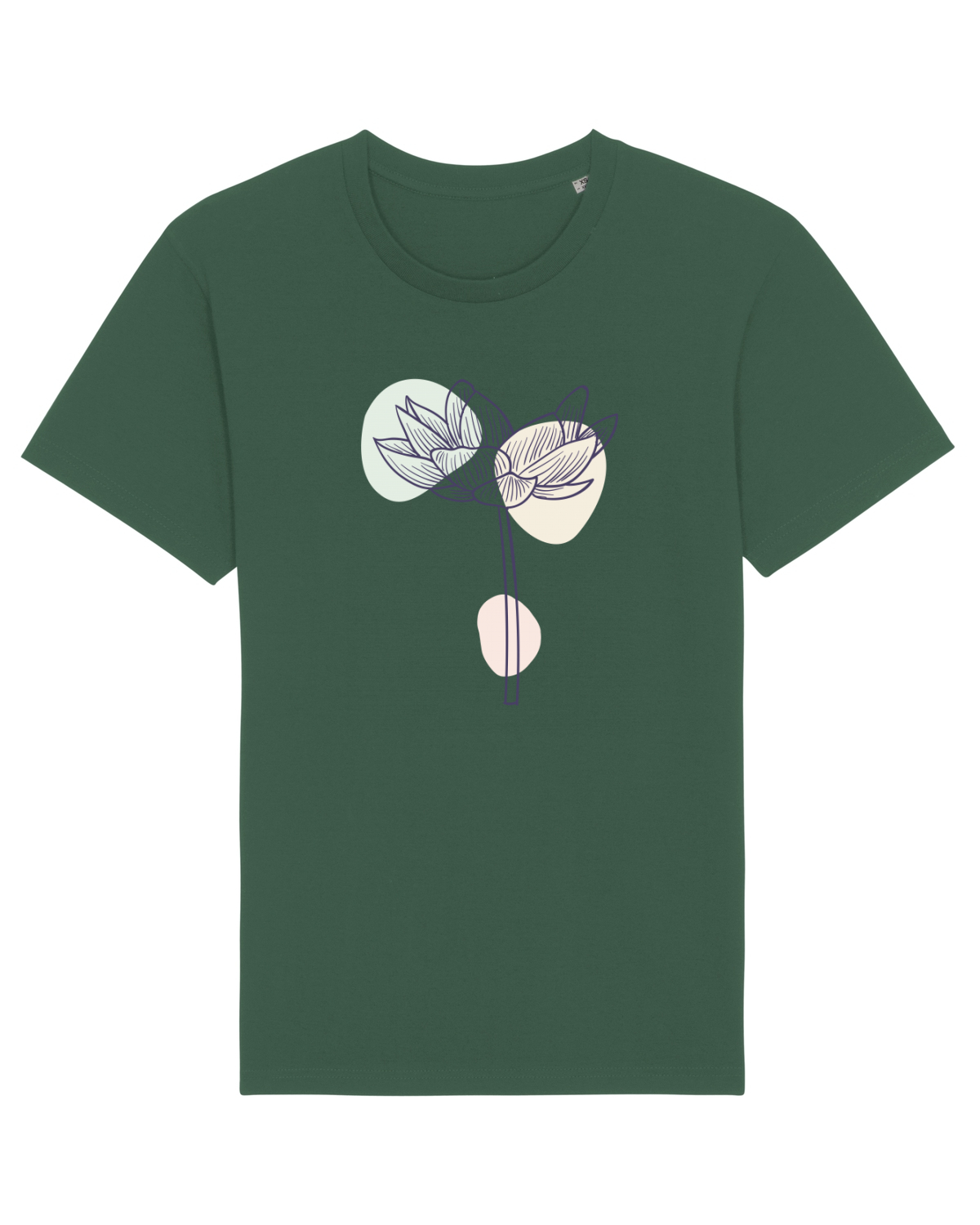 Tricou mânecă scurtă Unisex Rocker Bottle Green