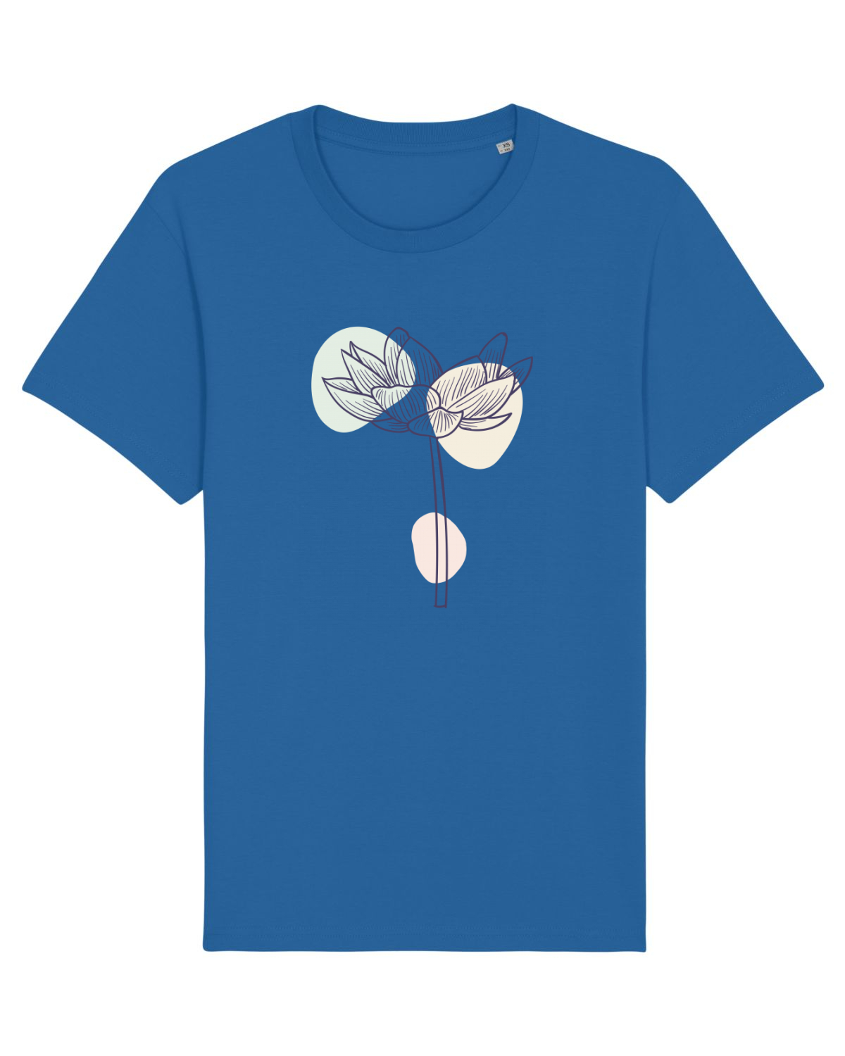 Tricou mânecă scurtă Unisex Rocker Royal Blue