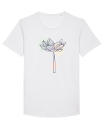 Lotus Tricou mânecă scurtă guler larg Bărbat Skater