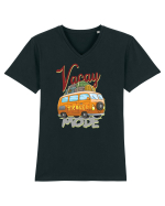 Vacay Mode Tricou mânecă scurtă guler V Bărbat Presenter