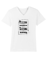 Monday To Friday Tricou mânecă scurtă guler V Bărbat Presenter