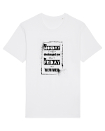 Monday To Friday Tricou mânecă scurtă Unisex Rocker