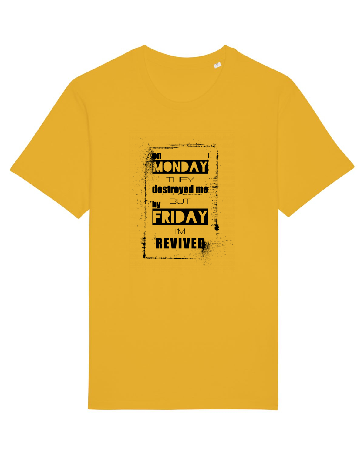 Tricou mânecă scurtă Unisex Rocker Spectra Yellow