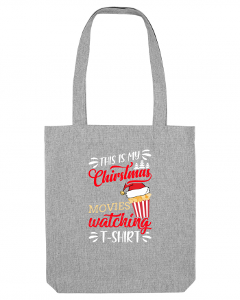 Christmas Movies T Shirt Heather Grey