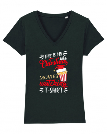 Christmas Movies T Shirt Black