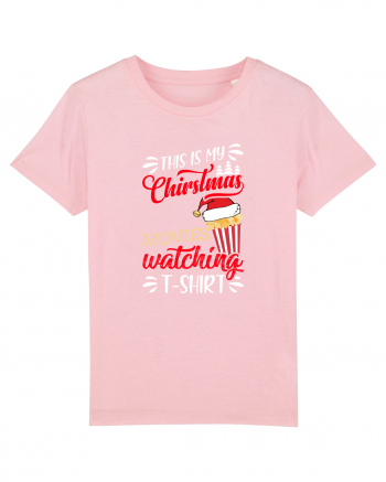 Christmas Movies T Shirt Cotton Pink