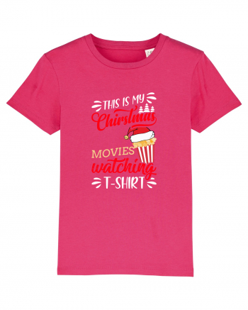 Christmas Movies T Shirt Raspberry