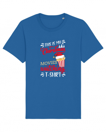 Christmas Movies T Shirt Royal Blue