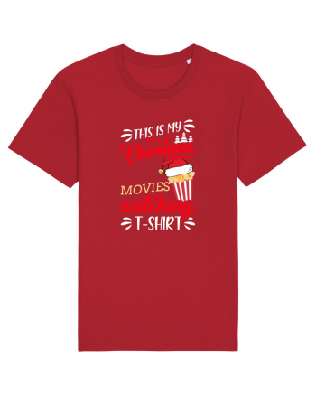 Christmas Movies T Shirt Red