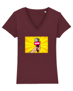 News Tricou mânecă scurtă guler V Damă Evoker