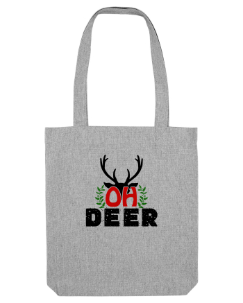 Oh Deer Heather Grey