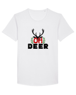 Oh Deer Tricou mânecă scurtă guler larg Bărbat Skater