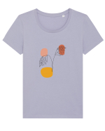 Plant Tricou mânecă scurtă guler larg fitted Damă Expresser