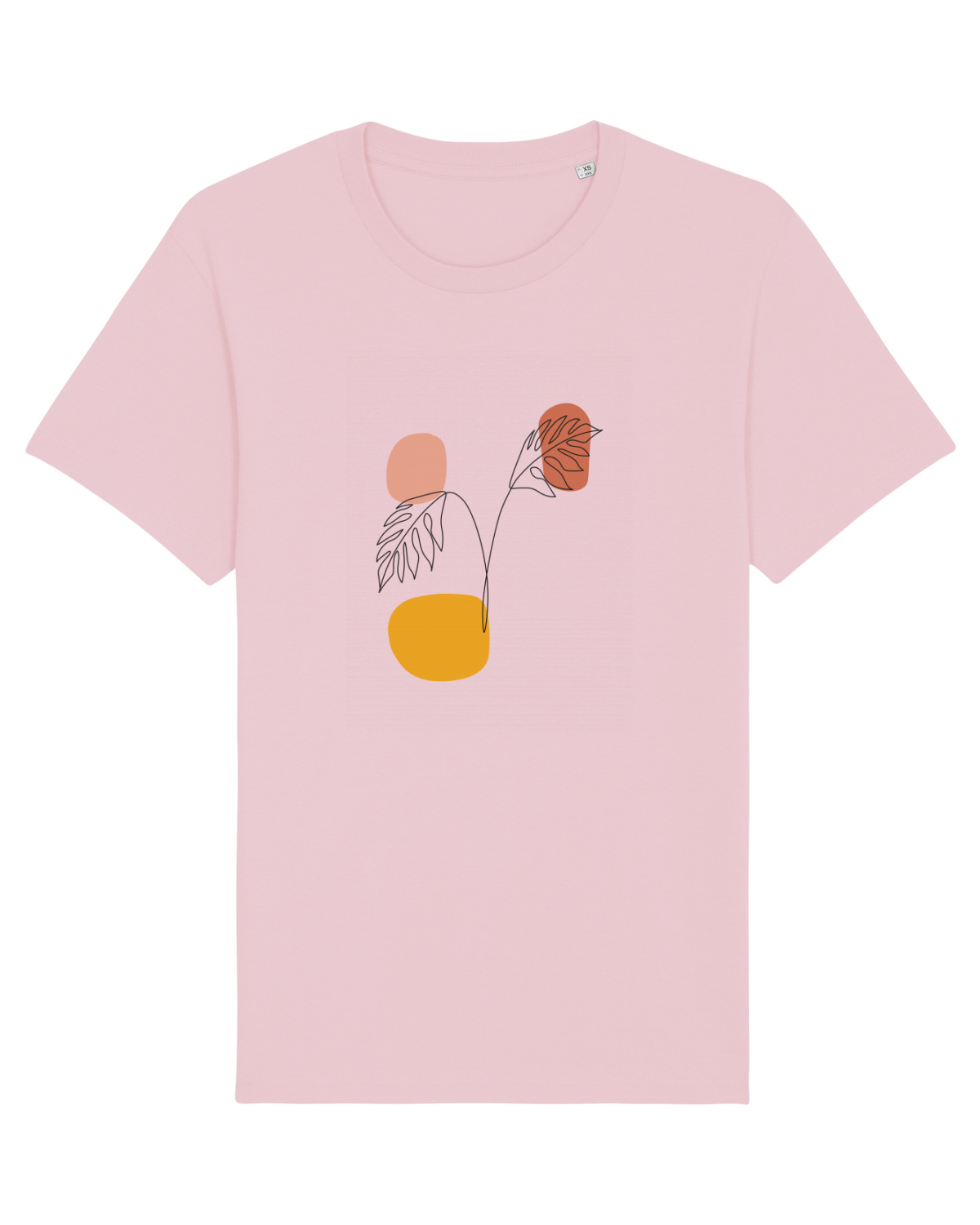 Tricou mânecă scurtă Unisex Rocker Cotton Pink