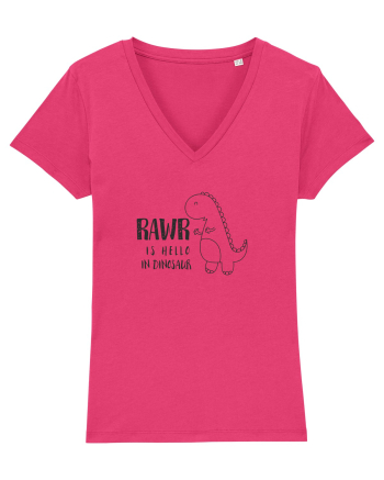 Rawr Is Hello In Dinosaur Raspberry