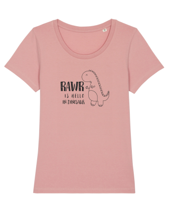 Rawr Is Hello In Dinosaur Canyon Pink