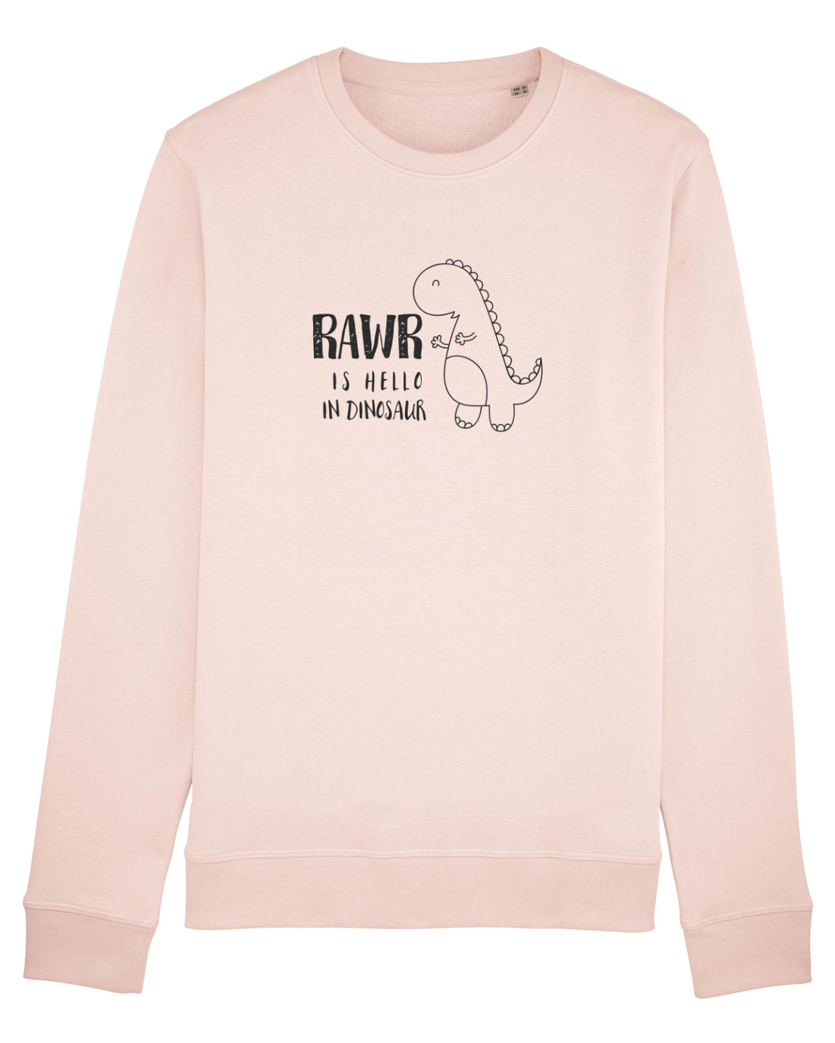 Bluză mânecă lungă Unisex Rise Candy Pink