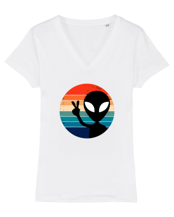 Retro Alien White