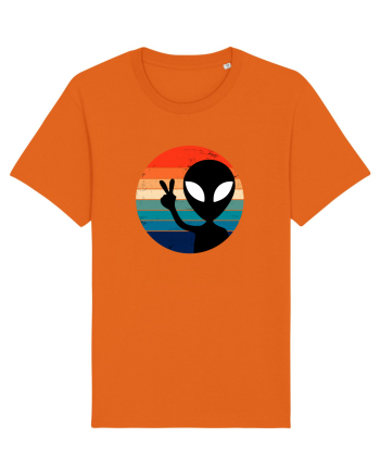 Retro Alien Bright Orange