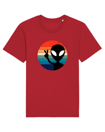 Retro Alien Red