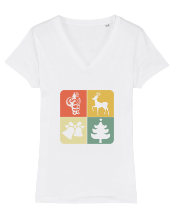 Retro Christmas White