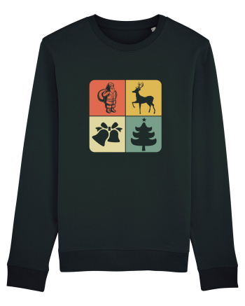 Retro Christmas Black