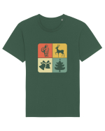 Retro Christmas Tricou mânecă scurtă Unisex Rocker
